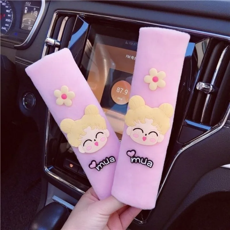 Сейлор Мун кавайная анимация периферийный Tsukino Usagi автомобильный ремень