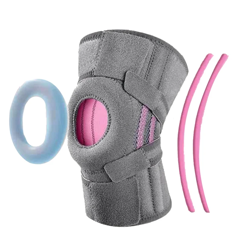 

Upgrade Silicone Knee Pad Anti-Slip Sports Arthritis Knee Protector Knee Open Jump Rope Knee Pad Support Bar Protector