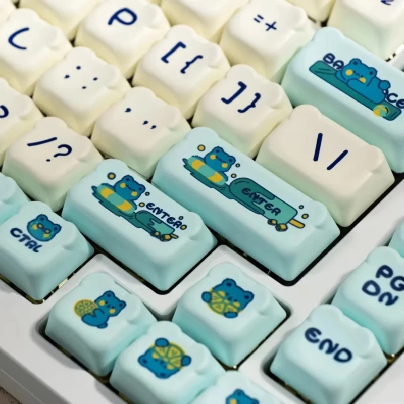 Набор из 122 клавиш колпачки для механической клавиатуры двухцветный инжекторный