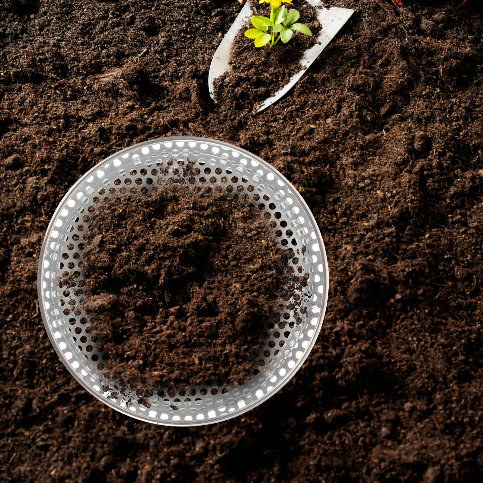 Садовое решетчатое сито для почвы кухонные принадлежности бытовое круглое