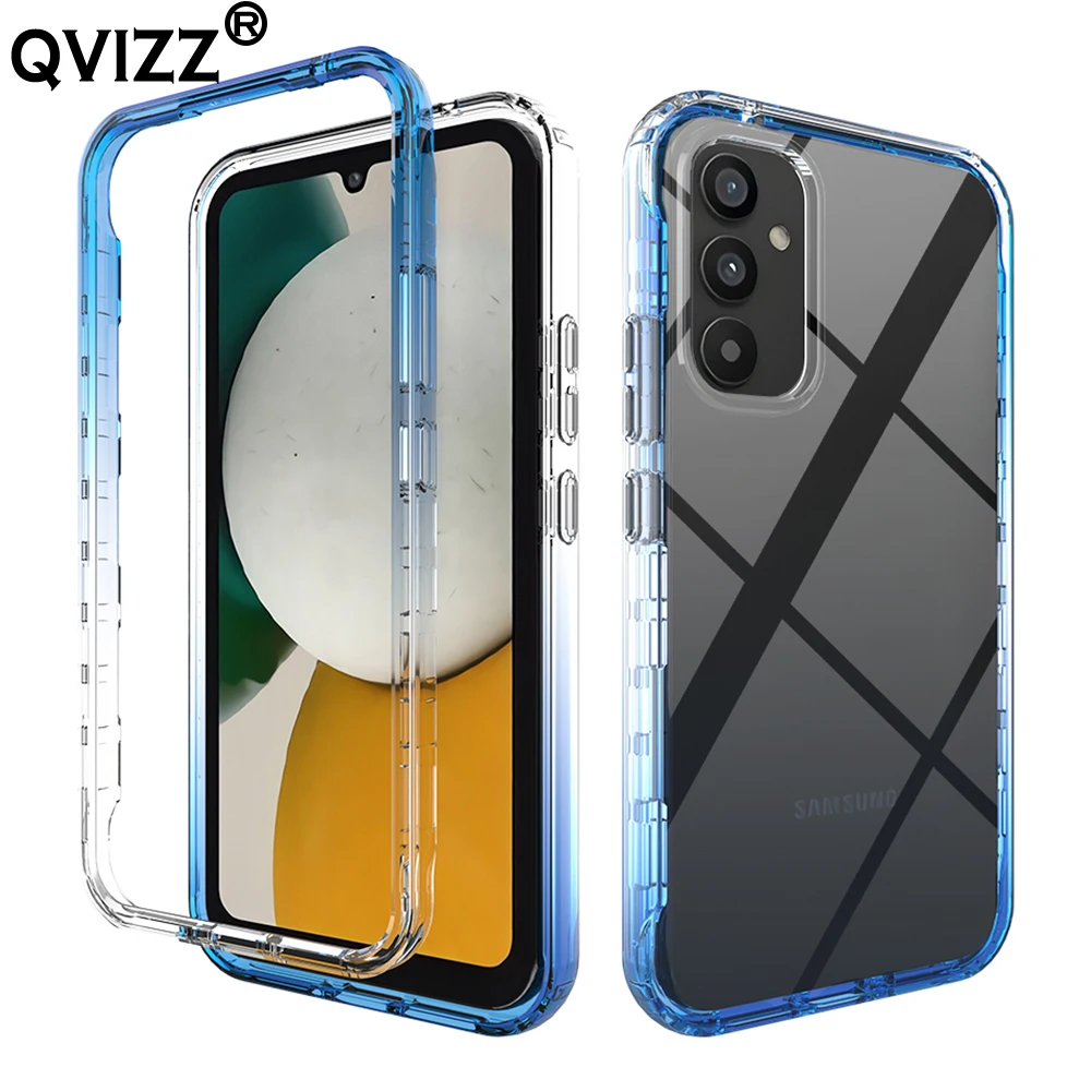 

Bumper Clear Case for Samsung Galaxy A34 Hard PC Front FrameTransparent Soft Silicone Luxury Phone Cover SamsungA34 GalaxyA34