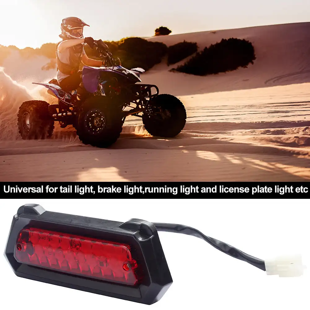 Задний светодиодный фонарь для мотоцикла стоп-сигнал из АБС-пластика световой