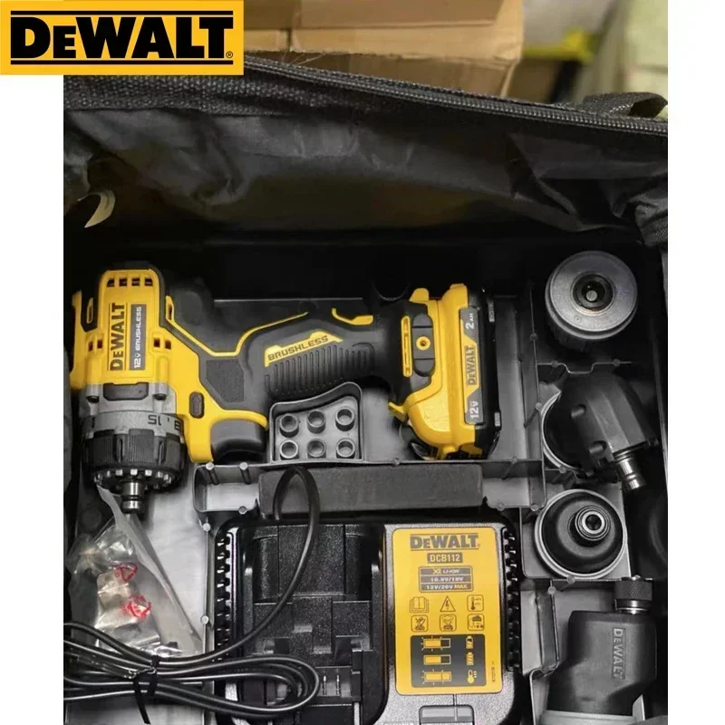 DEWALT DCD703D1 бесщеточная Аккумуляторная дрель 5-в-1 набор с драйвером 12 В