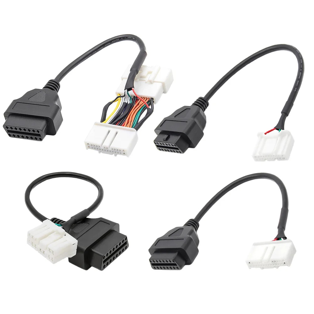 

Жгут адаптеров для Tesla OBD2, 12-контактный разъем для модели S 20Pin для модели S/X 26Pin для модели 3, диагностический кабель OBD