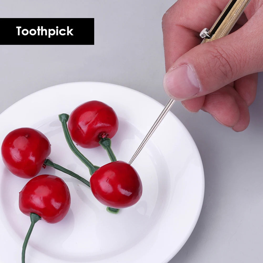 

Держатель Для Зубочисток на пружине из титанового сплава