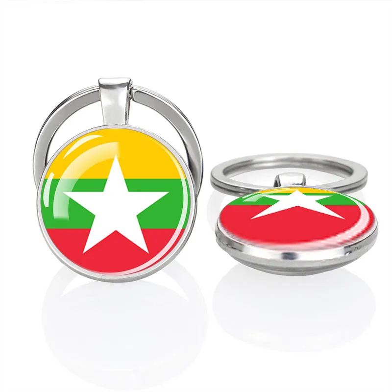 1 шт. Двусторонняя подвеска в виде флага Южной Кореи Пакистана Японии Малайзии