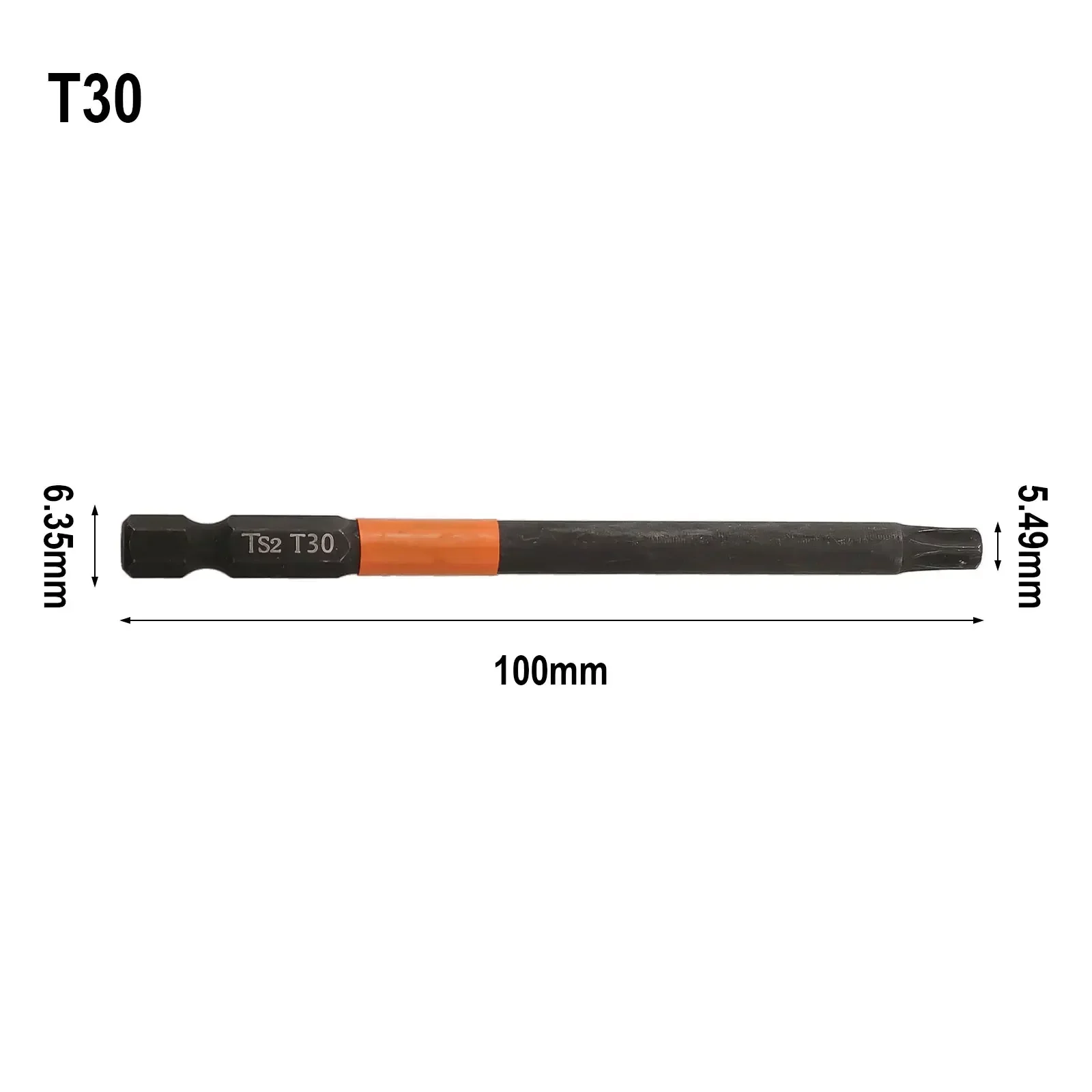 1 шт. отвертка с головкой Torx быстросменная ударная магнитная дрель T-10 T15 T20 T25 T30 T40