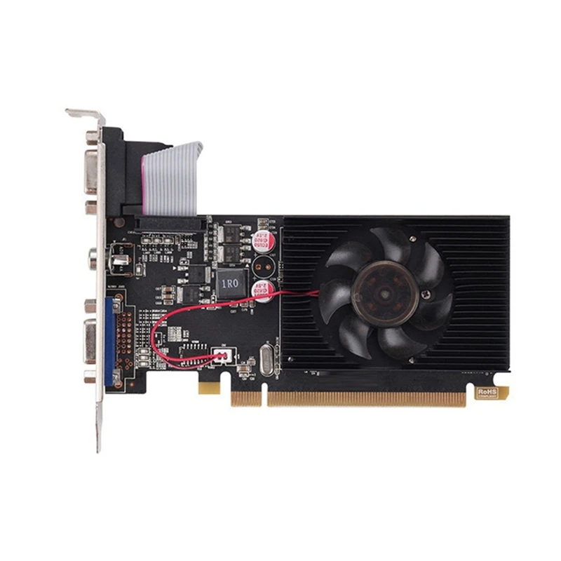 

HD4350 1G DDR3 64Bit PCI-E2.0 Dual VGA Output With AV Port Support Dual Screen Graphics VOD