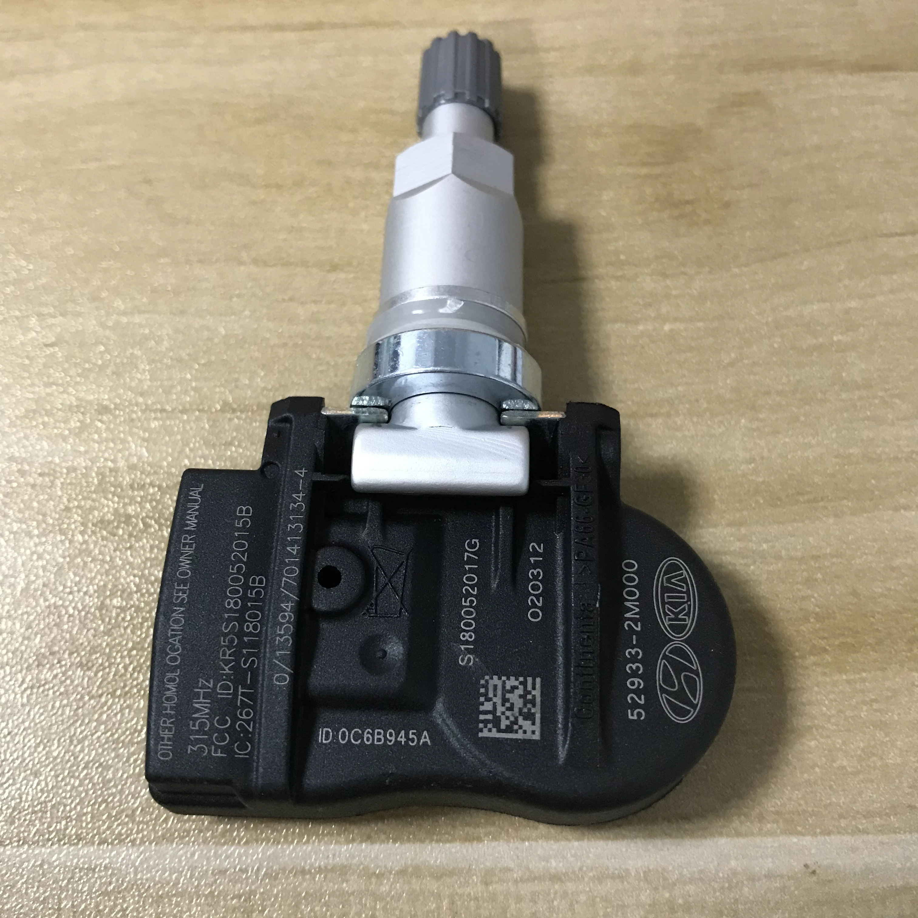 

52933-2M000 TPMS Tire Pressure Sensor For Hyundai Accent Sonata Genesis Coupe Kia Forte Sorento Soul Optima 529332M000 315MHz