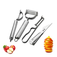 high quality stainless steel potato cucumber carrot grater julienne peeler vegetables fruit peeler double planing grater tools