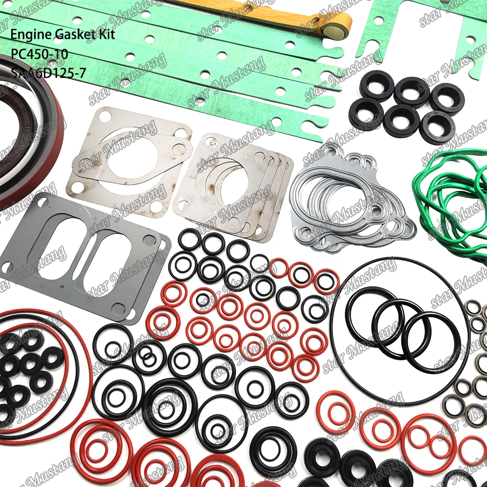 PC450-10 SAA6D125-7 набор прокладок двигателя подходит для детали Komatsu