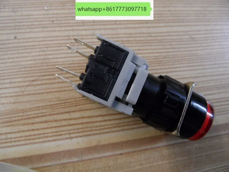 5 шт. ONPOW Китай красная волна LAS1-B 12 мм LAS0-K 40 переключатель грибная кнопка круглая