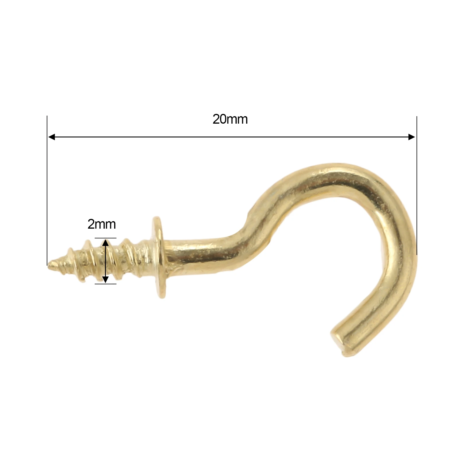Винтовой крючок для потолочной чашки, 20/5/10 шт., спиральная вешалка, фоторамка, лампа, занавеска, самонарезающая фотография, фотоэлемент 20/23/29/33/3845/55/71 мм