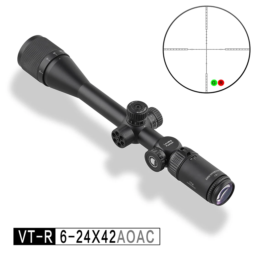 

Discovery Optic Riflescope VT-R 6-24X42AOAC Scope Cross Sight Hunting Rifle Scope Sniper Airsoft Air Guns