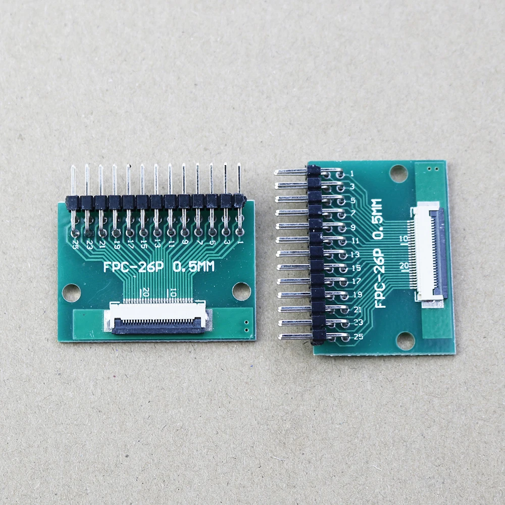 1 шт. FPC FFC плата адаптера 0 5 мм до 2 54 коннектор прямая игла и ИЗОГНУТЫЙ ШТИФТ 6 8 10 12 20