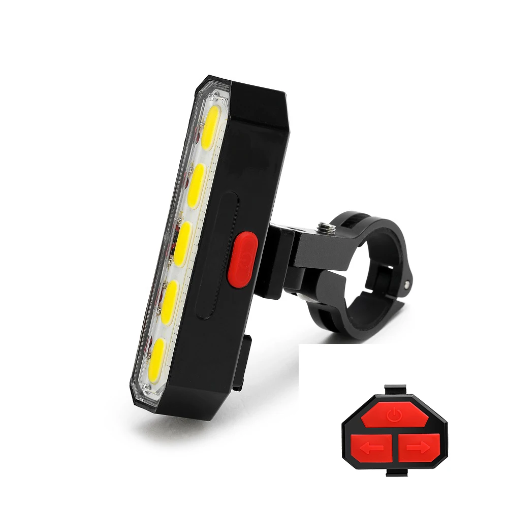 1 Kit Bicycle Taillight Led Wireless Control Warning Light Left Right Steering Rear Llight MTB Mountain Bike Accessories