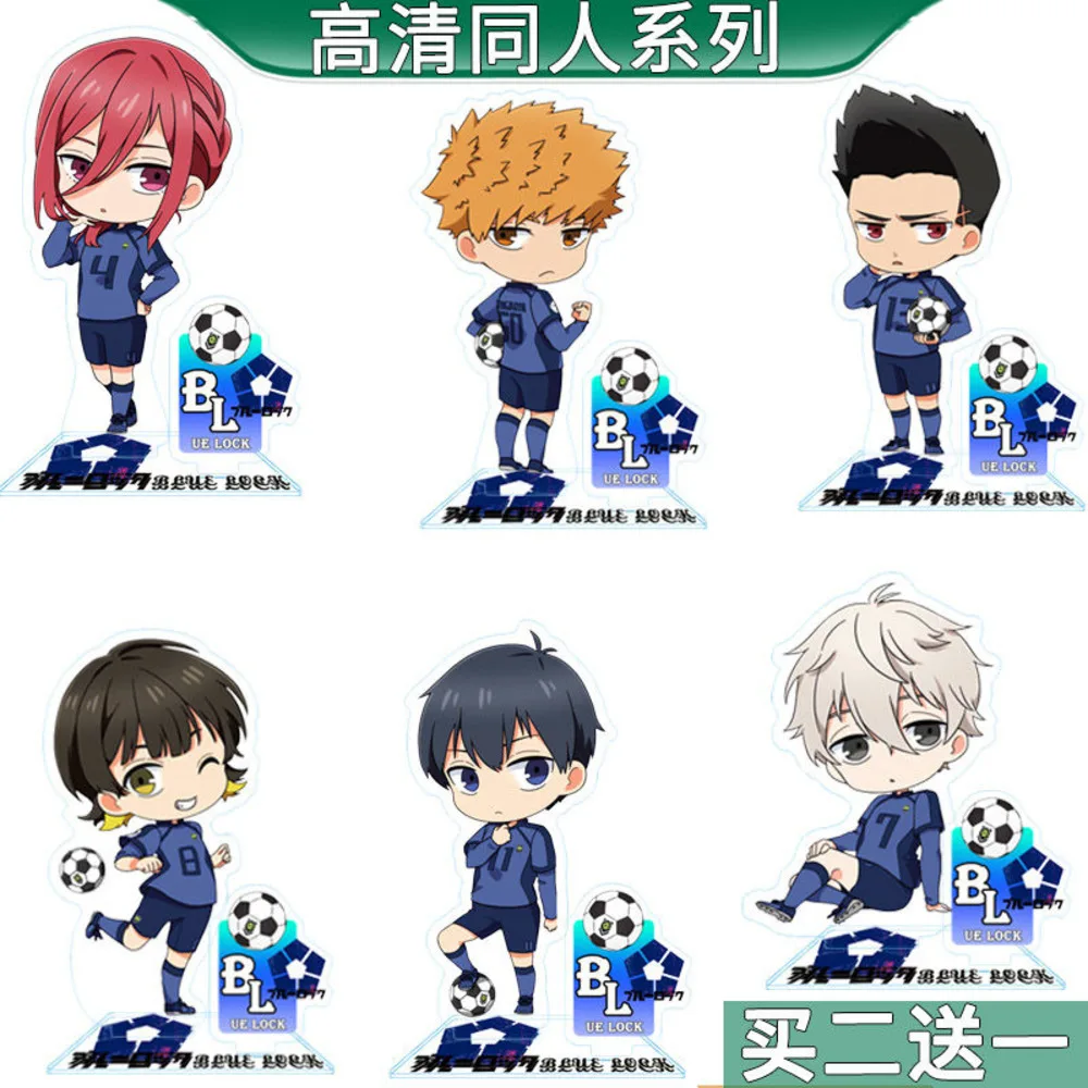 Синий замок Isagi Yoichi Nagi Seishiro косплей акриловая подставка украшения аниме фигурка