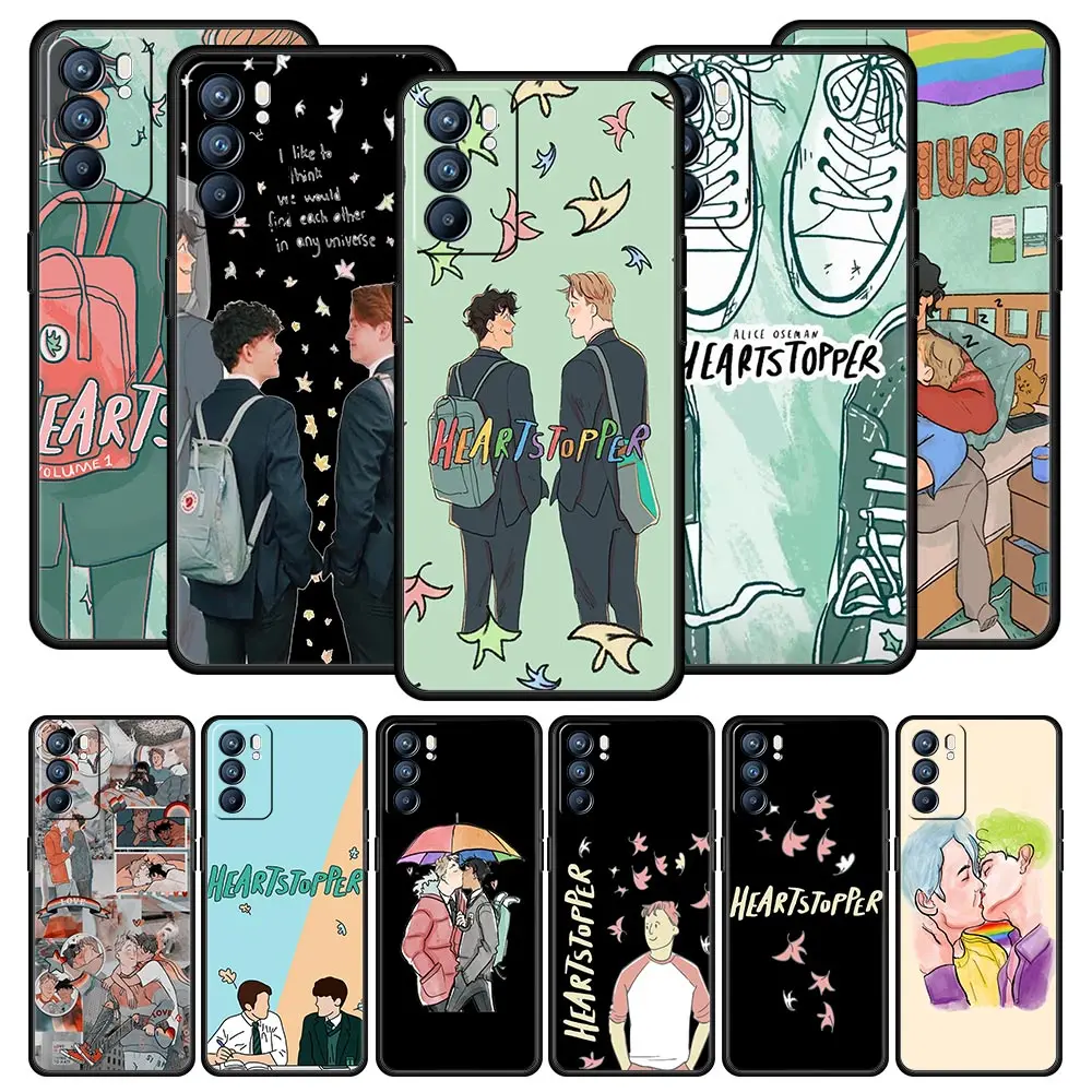 

Heartstopper LGBT TV Show Phone Case For Oppo Find X5 A54 A53 A52 A9 2020 A15 A95 A16 A76 A74 A12 Reno7 SE Reno6 Pro 5G Cover