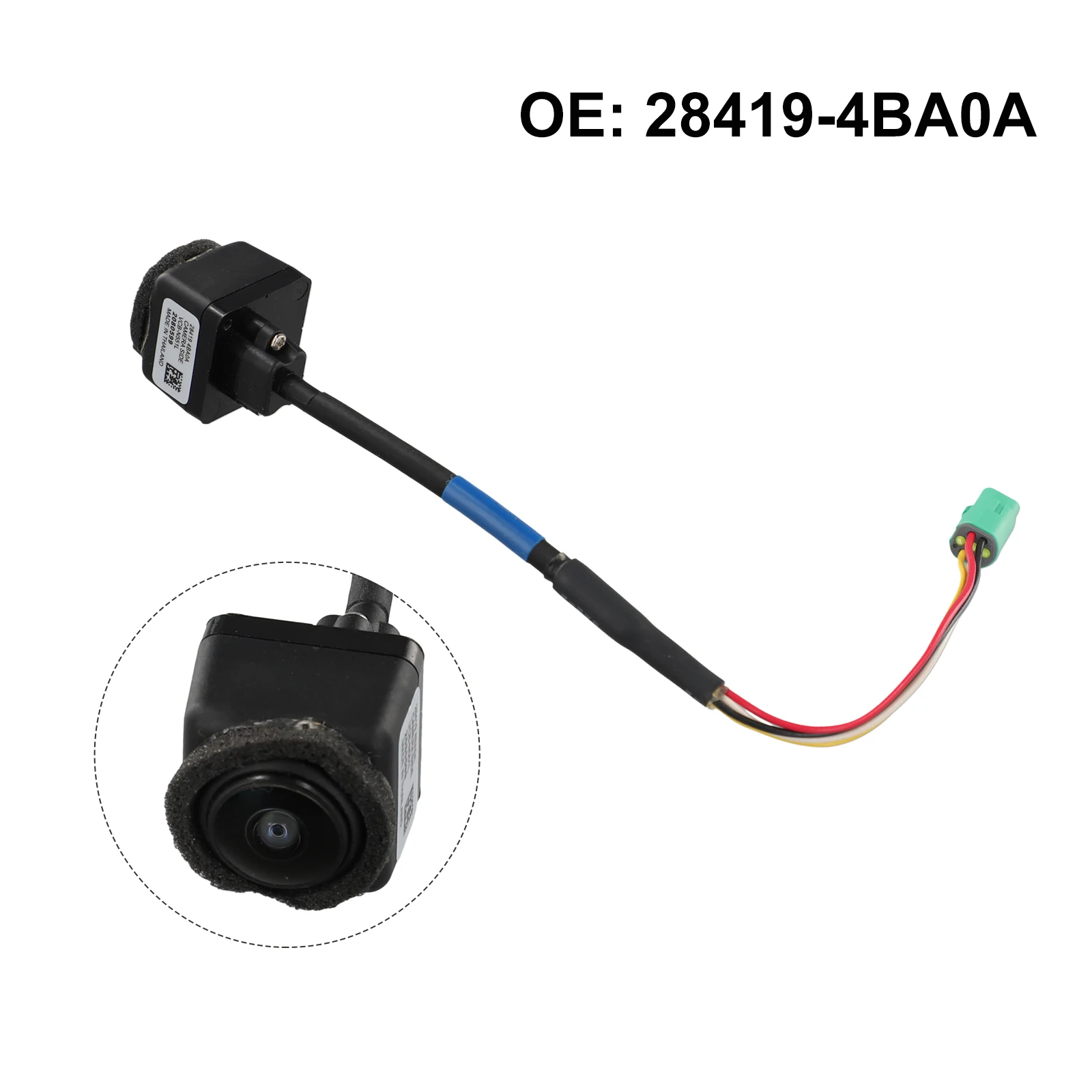 Зеркало заднего вида с боковым креплением 28419-4BA0A для Nissan Juke Kicks Murano Quest Rogue Infiniti QX30