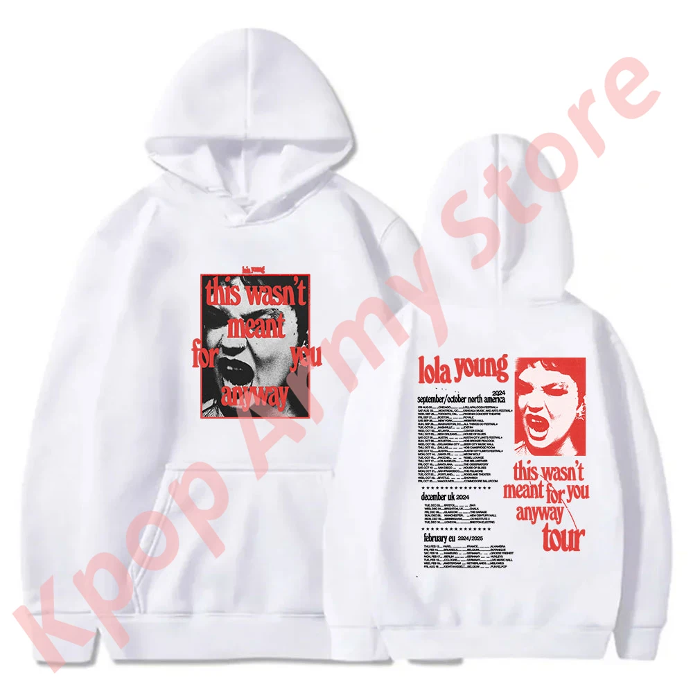 Lola Young This Wasn't Meant For You Anyway Tour Merch толстовки зимние женские и мужские модные с