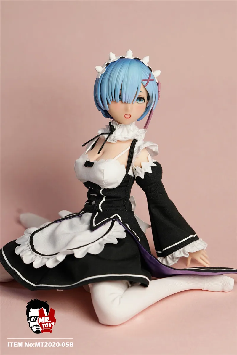 MR.TOYS MT2020-05 1/6 женский солдат мультфильм Rem Ram горничная голова резьба модель подходит для 12 