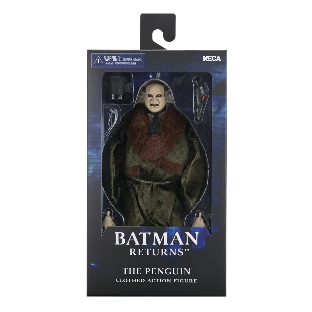 Фото Игрушки NECA: Бэтмен (фильм 1989 года) и Бэтмен возвращается: Женщина-кошка / Пингвин, 8-дюймовая (20 см) коллекционная фигурка в одежде, модель-кукла, гараж-кит №3