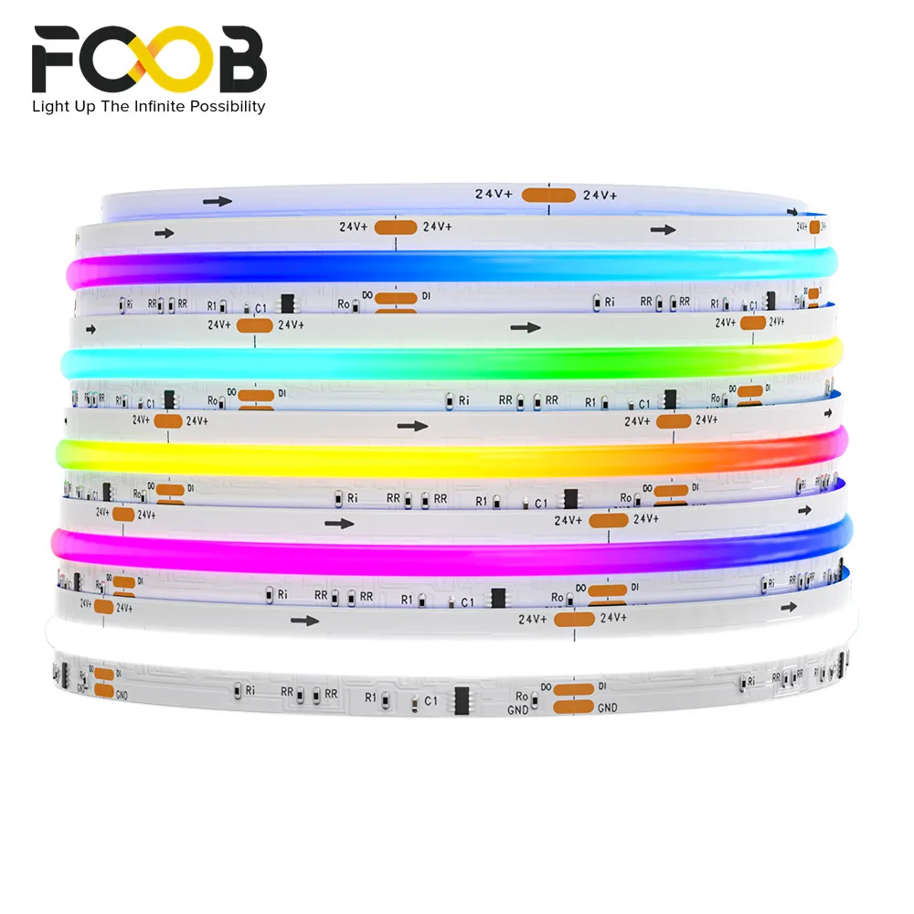 

Светодиодная лента FCOB RGBW 896 LED 12 мм DC24V