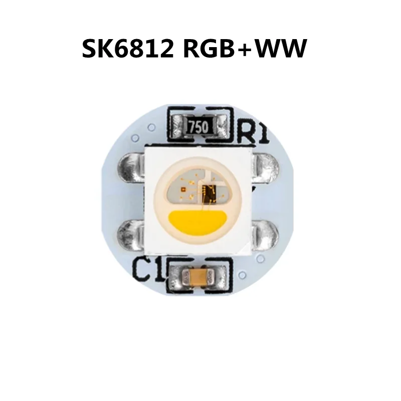 

HEGUOGUO WS2812B RGB светодиодный шарик DC5V