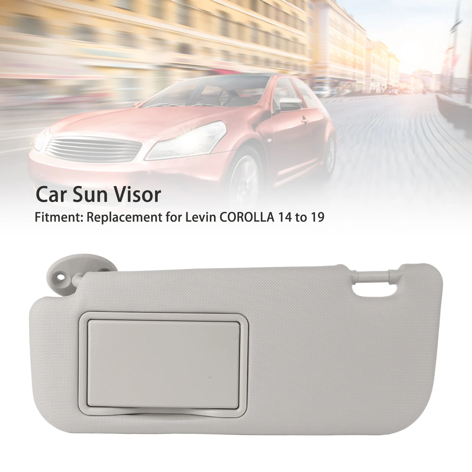 Автомобильный солнцезащитный козырек для левого водителя Levin 2014-2019 зеркало