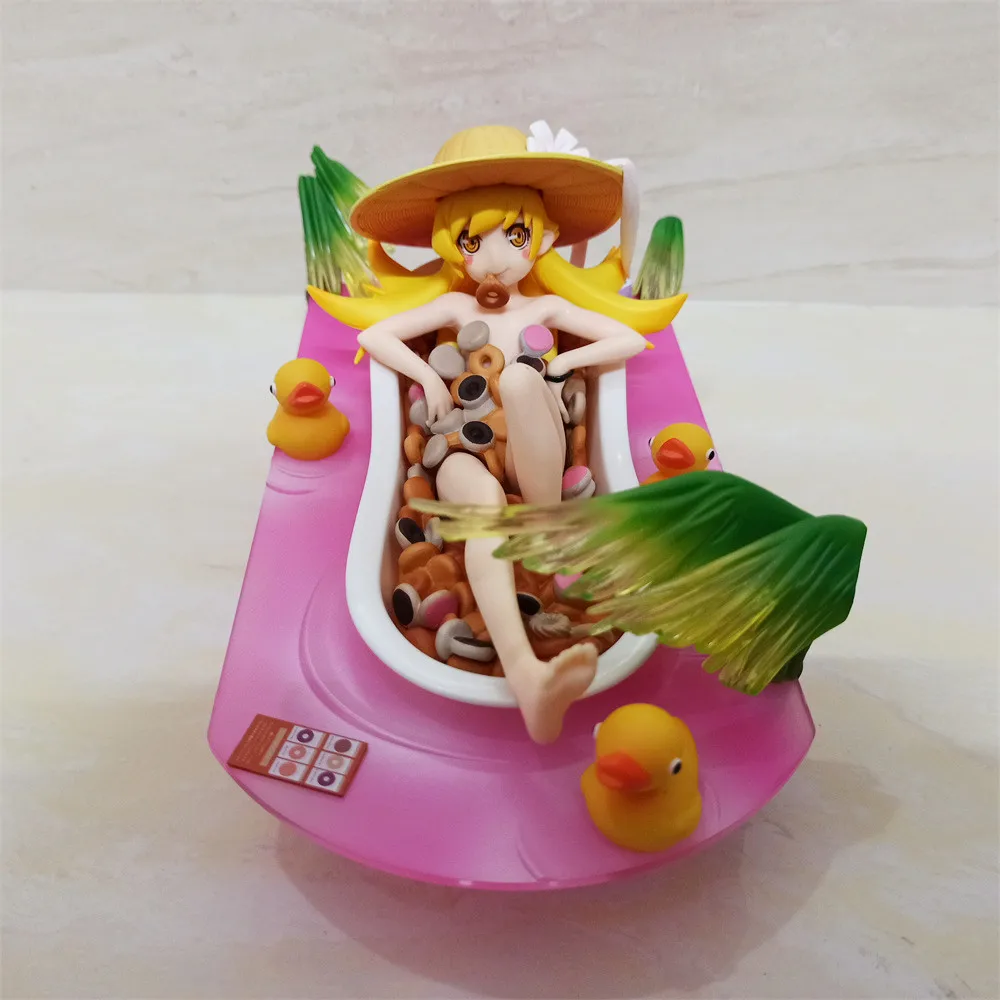 

Аниме Bakemonogatari Oshino Shinobu Crock Ver ПВХ экшн-фигурка Коллекционная модель кукла игрушка 10 см