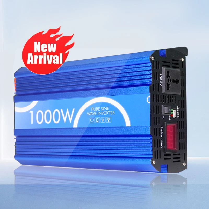 

12v 24v 220v DC to AC Converter 500w 1500watt 1000kva 2kw 3kw Solar Power Pure Sine Wave Inverter for Car RV Home Solar System