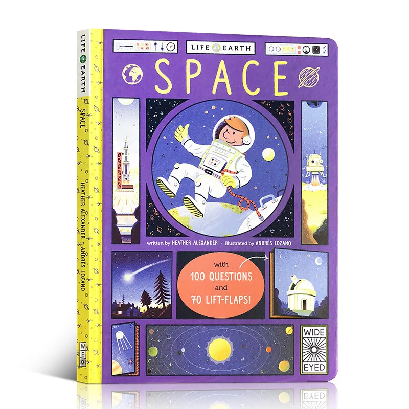 

Оригинальная книга Milu с изображением на английском языке «жизнь на Земле»