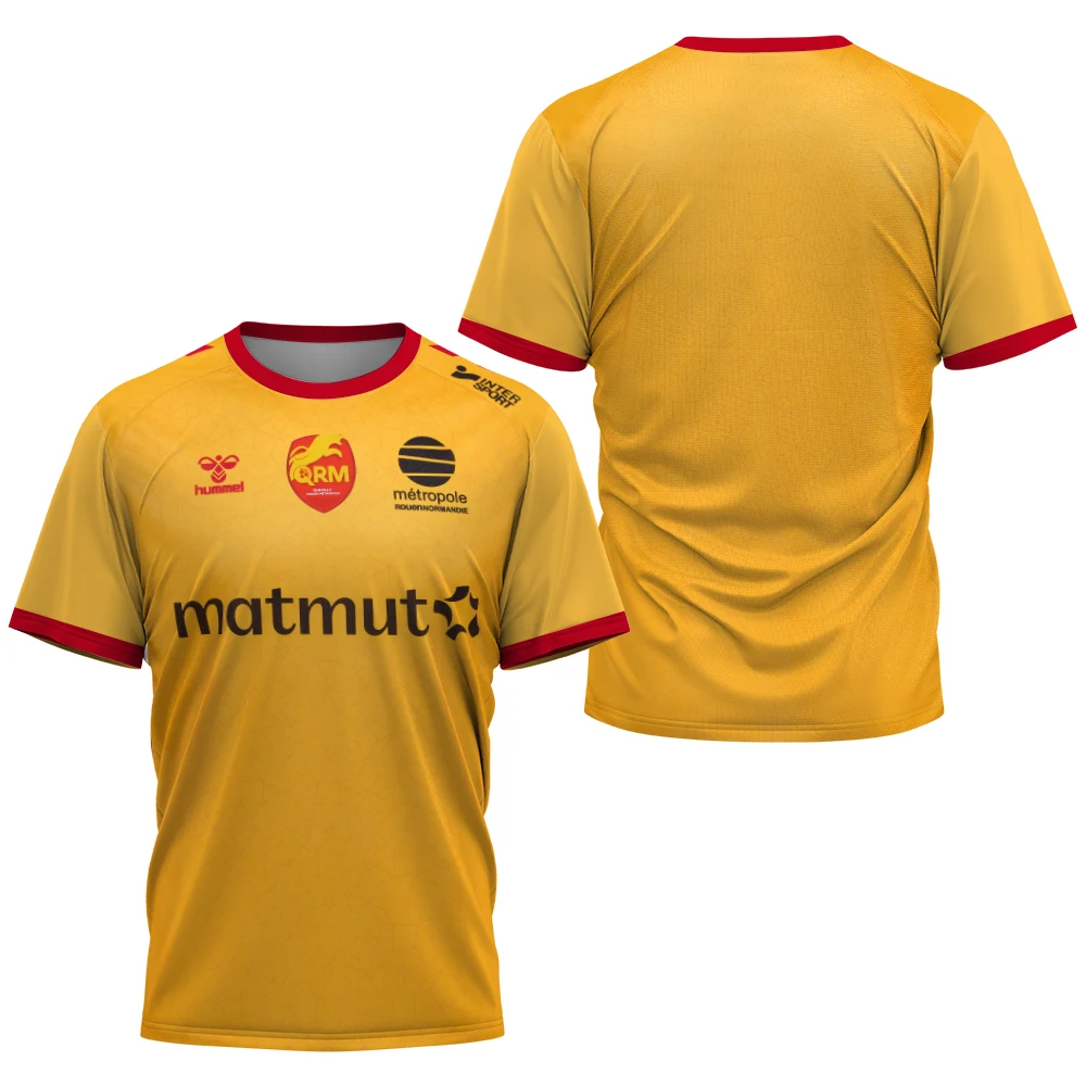 

2023 Boutique Cool Hueeml Tshirt Summer Ball Undershirt Men's Top Men's Breathable Fitness Sports Short Sleeve New Football Team