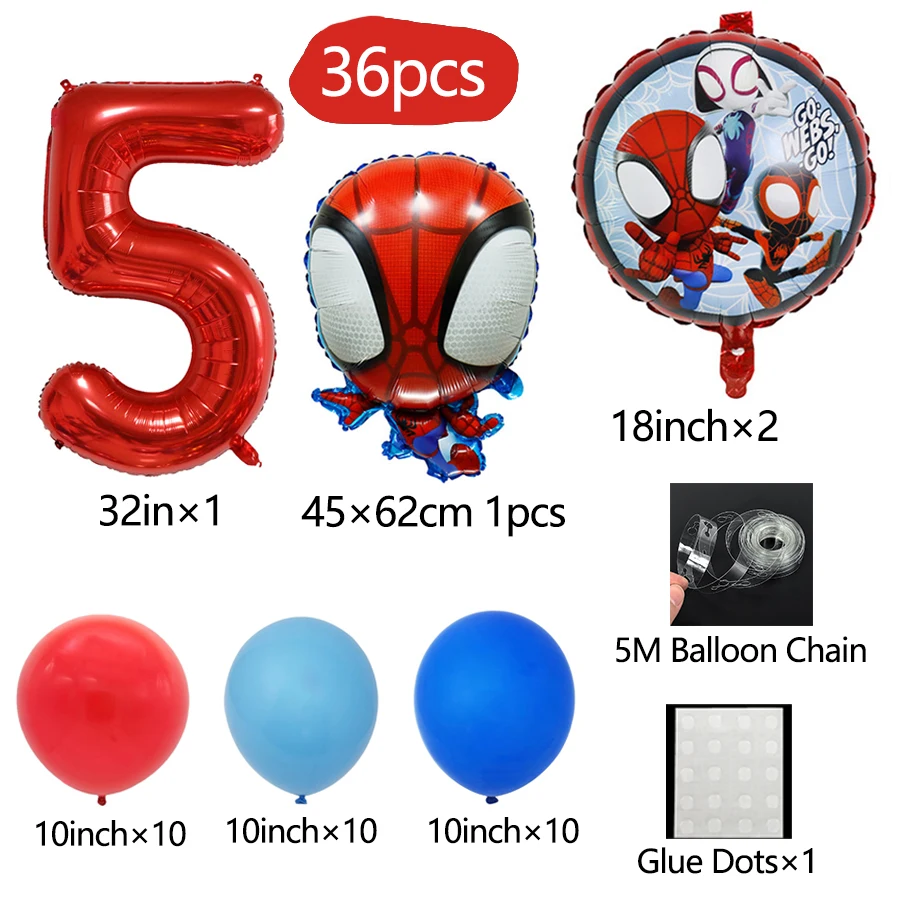 

Набор воздушных шаров Marvel Человек-паук
