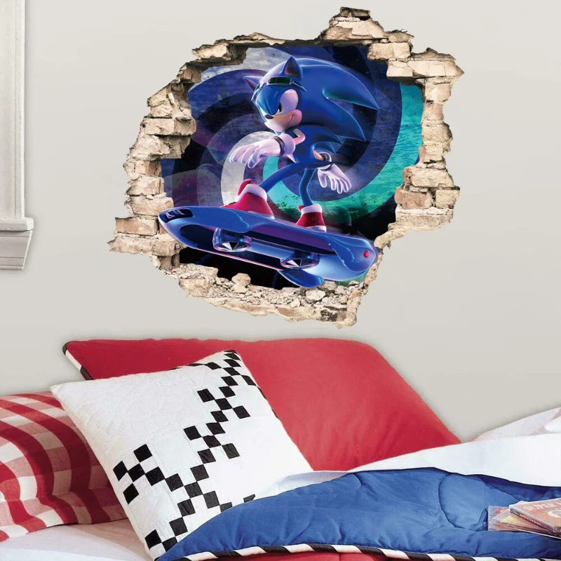 Новая мультяшная версия, милая игра ежика, окружающая Мода, высокая стоимость, креативные декоративные постеры для граффити