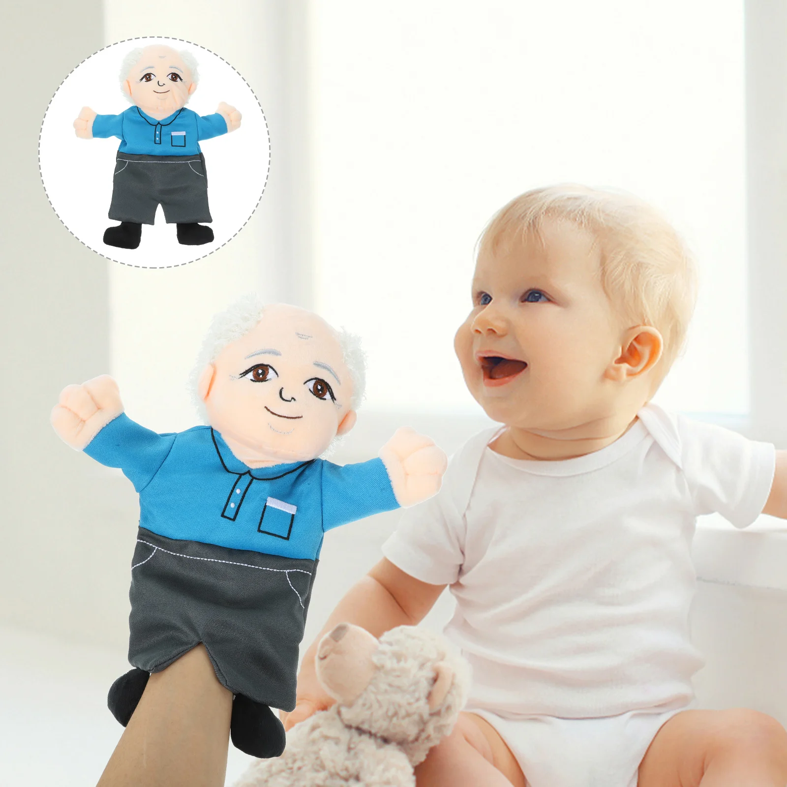 

Storytime Figure Toy Hand Puppet Telling Lifelike DIY Decorative Realistic Kid Toys