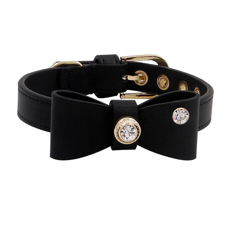 Индивидуальный ошейник для маленьких собак кошек галстук-бабочка роскошный