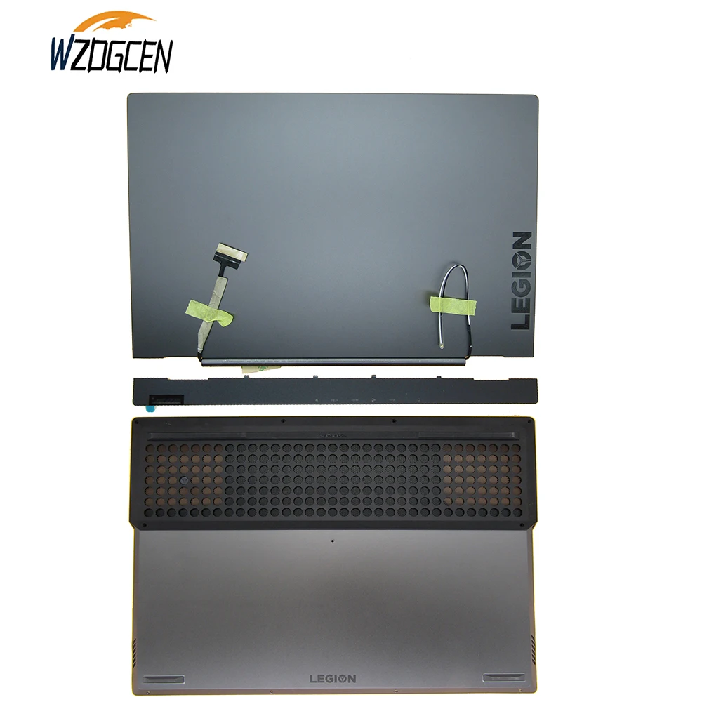 

New Laptop Top Shell For Lenovo Legion Y730 Y730-17ICH Y740-17 LCD Back Lid Cover Bottom Case Housing Strip Trim Bezel Hinge