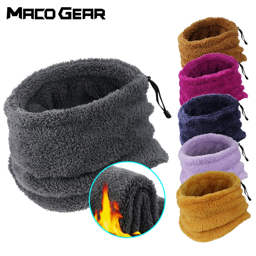 

Men Winter Fleece Adjustable Balaclava Thermal Warm Scarf Cycling Sports Hunting Hiking Ski Bicycle Snowboard Face Mask Women
