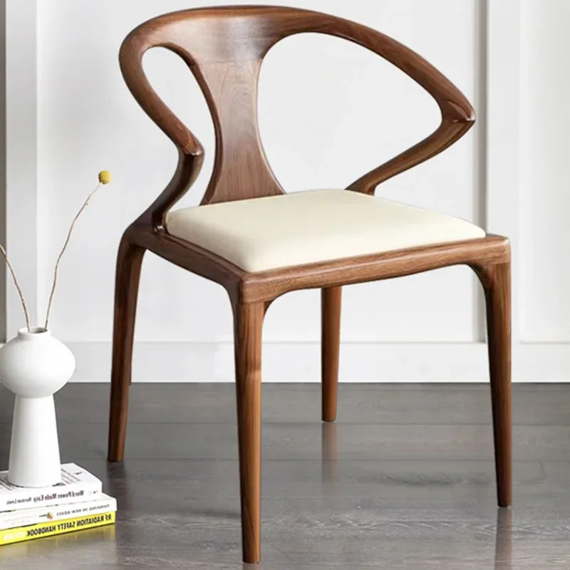 Дизайнерские стулья для гостиной Расслабляющая спинка Туалетный столик