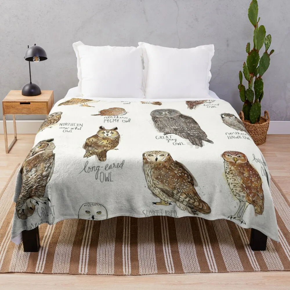 

Owls Throw Blanket Fashion Sofa Blankets
