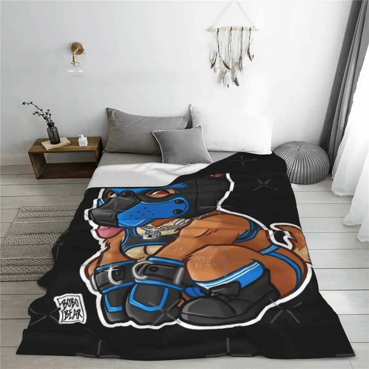 PLAYFUL PUPPY - СИНЯЯ МАСКА универсальное одеяло на четыре сезона с кондиционером для