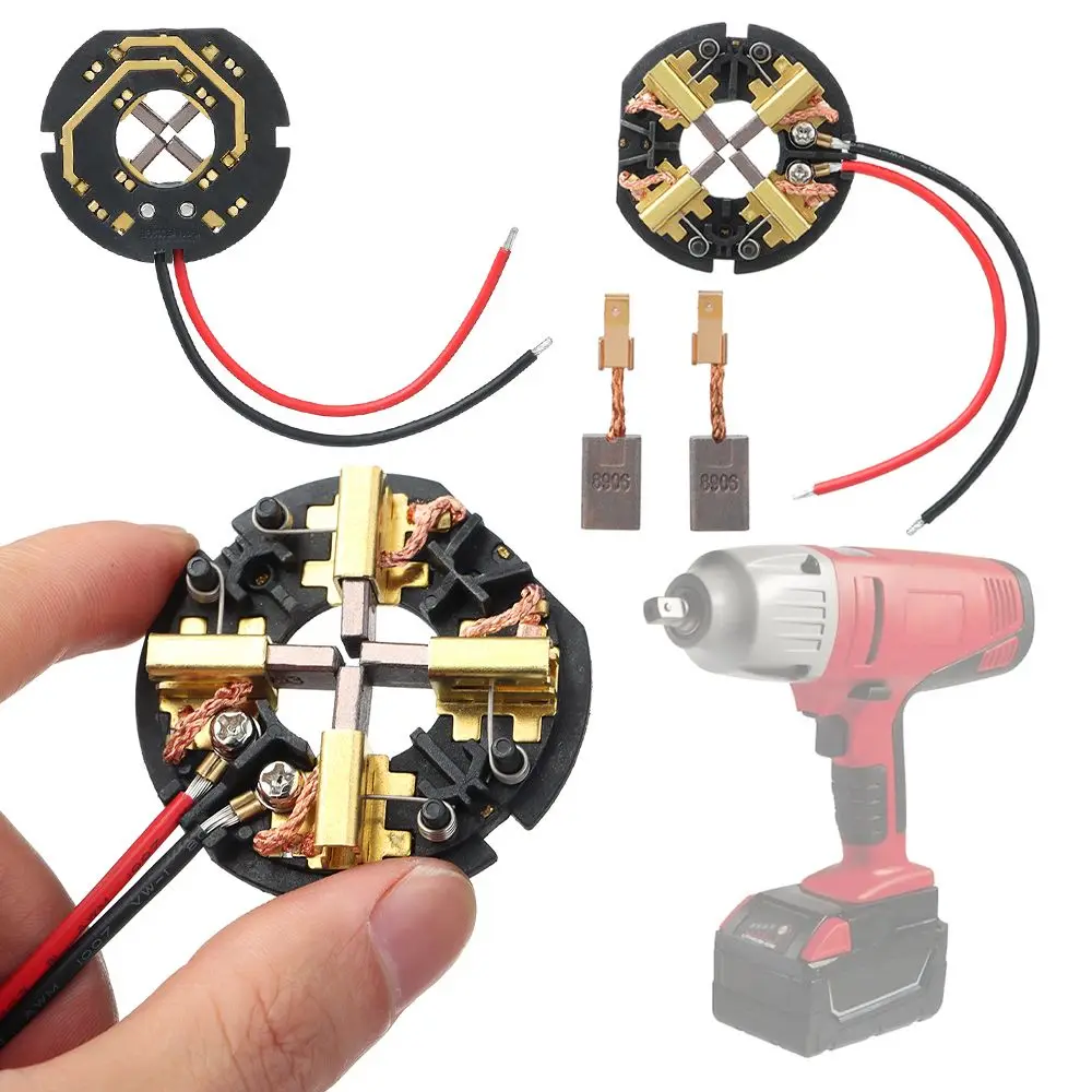 Practical Drill & Impact M18/M12 Hammer Driver Accessories Carbon Brush Holder For AEG Milwaukee Brush Card Assembly