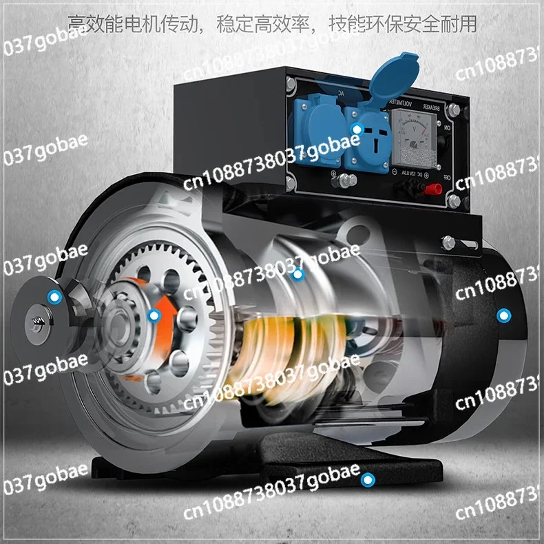 3 кВт/10 кВт Дизельный генератор Kleine Eenfase Eenfasige Benzinotor Generator Alle Koperen Motor