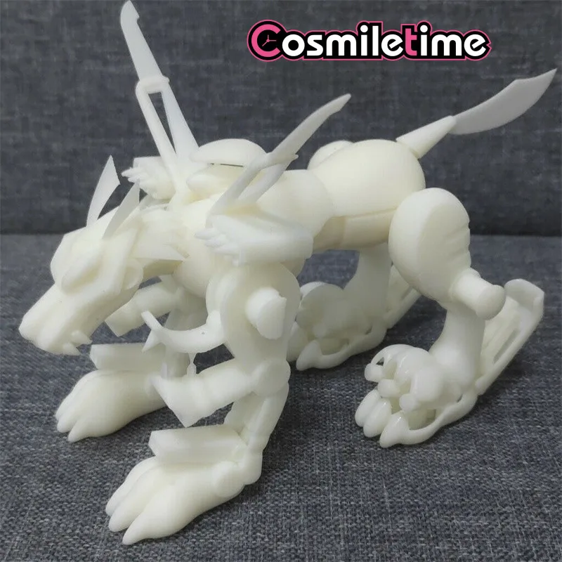 

3D Printing Digimon Adventure MetalGarurumon Figure Toys Unpainted Model GK Digital Monster Desktop Decal Decor Resin Scale Gift