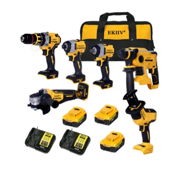 2023 Popular - 20V Cordless Combo Kits Electric Power Tools 