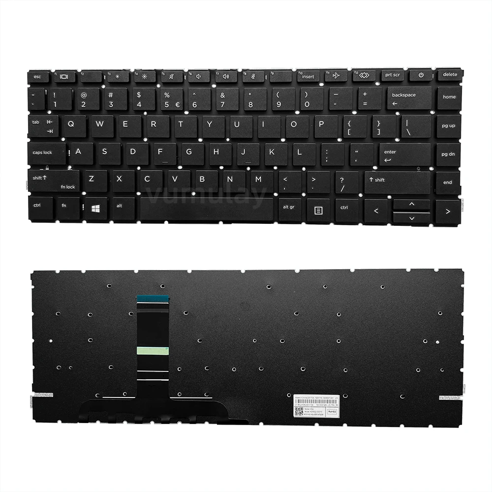 

US/SP/BR Keyboard for HP ProBook 440 G10 445 G10 HSN-Q32C-Q34C-4 Notebook With Backlit Spanish/Brazilian