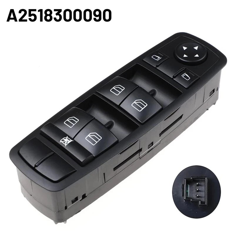 

1 Piece Lifting Window Switch Electric Window Switch Black A2518300090 For Mercedes-Benz W164 GL320