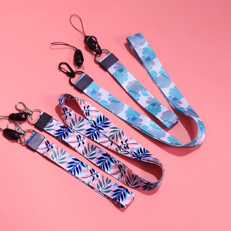 

1Pc Mobile Phone Strap Cute Cartoon Flower Lanyard Neck Strap For Keys ID Card For USB Badge Holder DIY Hang Rope