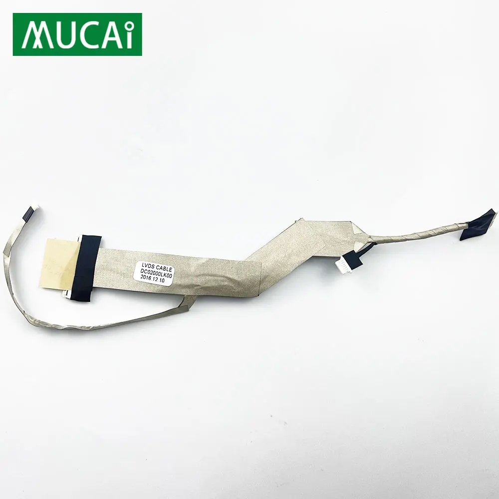 

Video screen Flex cable For Dell Vostro V1310 1310 1320 laptop LCD LED Display Ribbon cable DC02000LK00 DC02000LL00 0W704D
